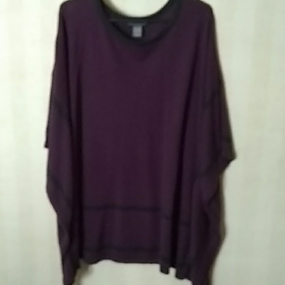Women's poncho top